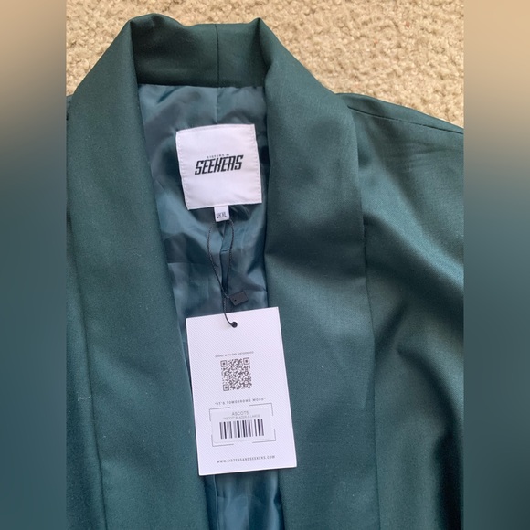 Sisters & Seekers Fauna Green Blazers - Picture 3 of 3